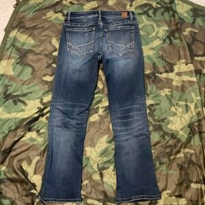 BKE Payton bootcut low rise jeans‎ stretch y2k hem size 27/27